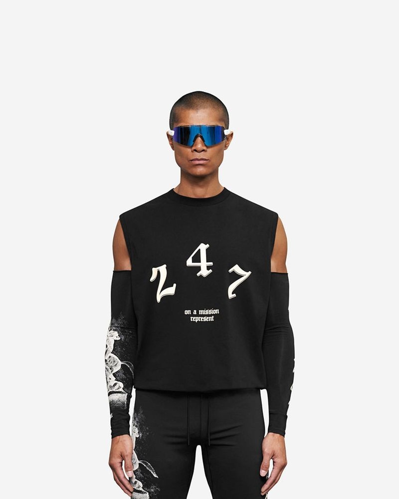 Pánské Tílko Represent Vintage 247 Černé | CZ-ONVFZ9412