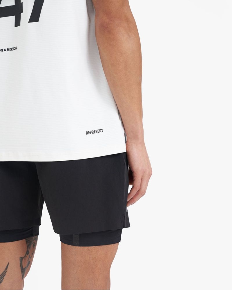 Pánské Tílko Represent White Oversized Bílé | CZ-OKEWR0713