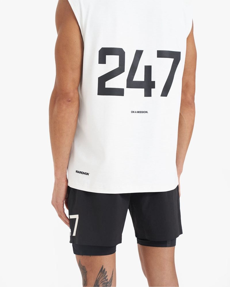 Pánské Tílko Represent White Oversized Bílé | CZ-OKEWR0713