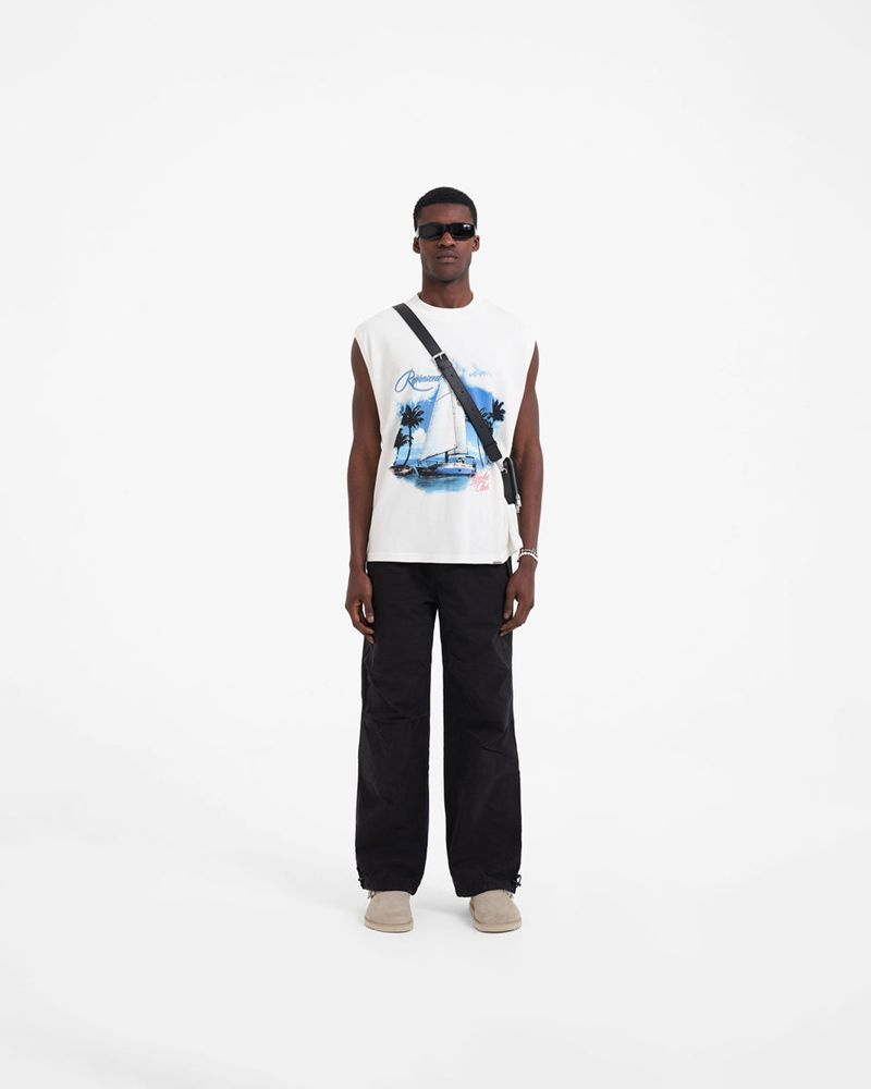 Pánské Tílko Represent Yacht Club Bílé | CZ-ZPSGK4693