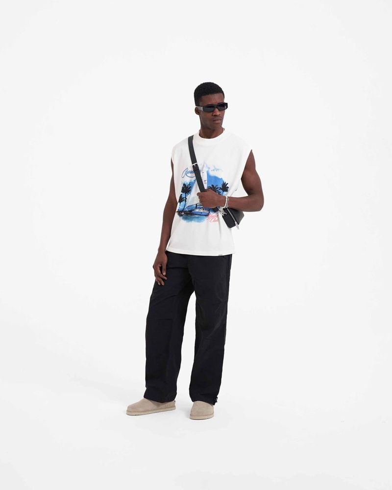 Pánské Tílko Represent Yacht Club Bílé | CZ-ZPSGK4693