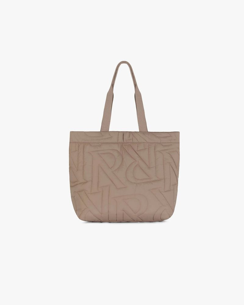 Pánské Tote Represent Initial Prošívaný Taupe | CZ-SJPCR1486
