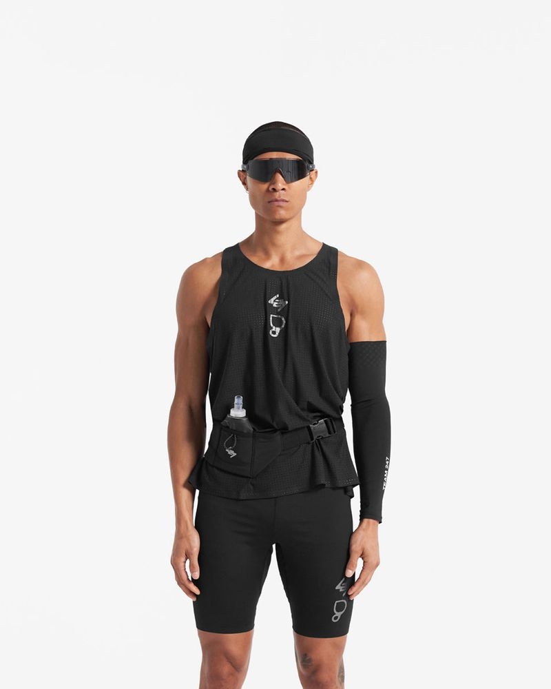 Pánské Tričko Represent 247 X Puresport Singlet Černé | CZ-EBXVJ6253