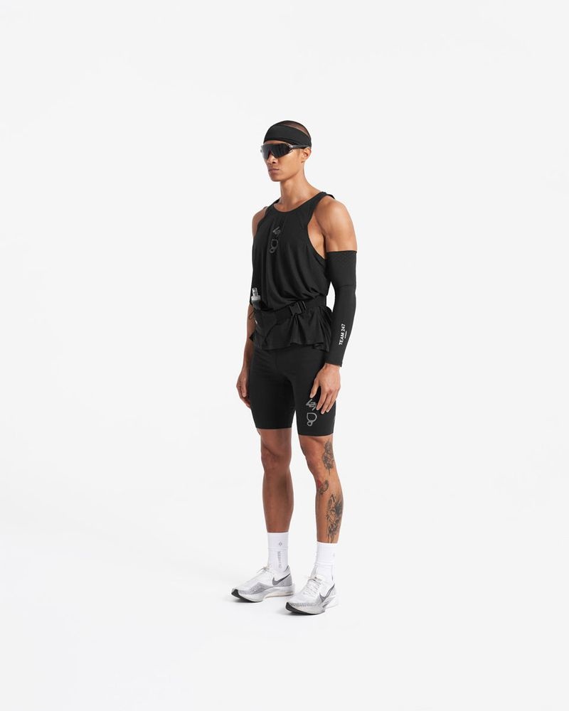 Pánské Tričko Represent 247 X Puresport Singlet Černé | CZ-EBXVJ6253