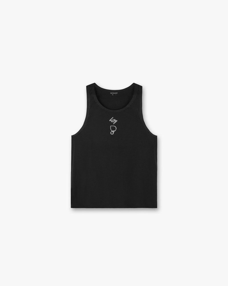 Pánské Tričko Represent 247 X Puresport Singlet Černé | CZ-EBXVJ6253