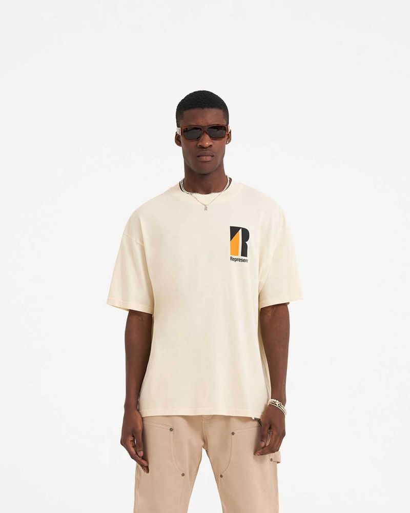 Pánské Tričko Represent Decade Of Speed Krém | CZ-VFICO6075