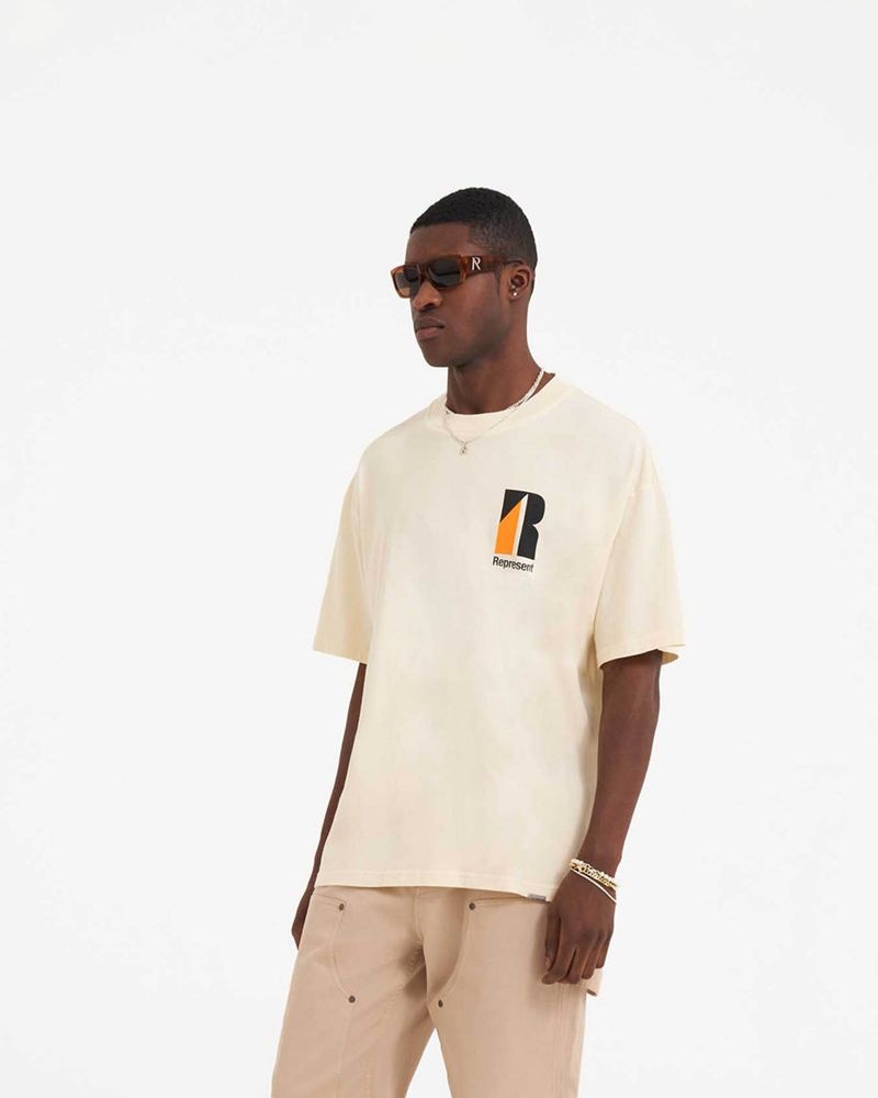Pánské Tričko Represent Decade Of Speed Krém | CZ-VFICO6075