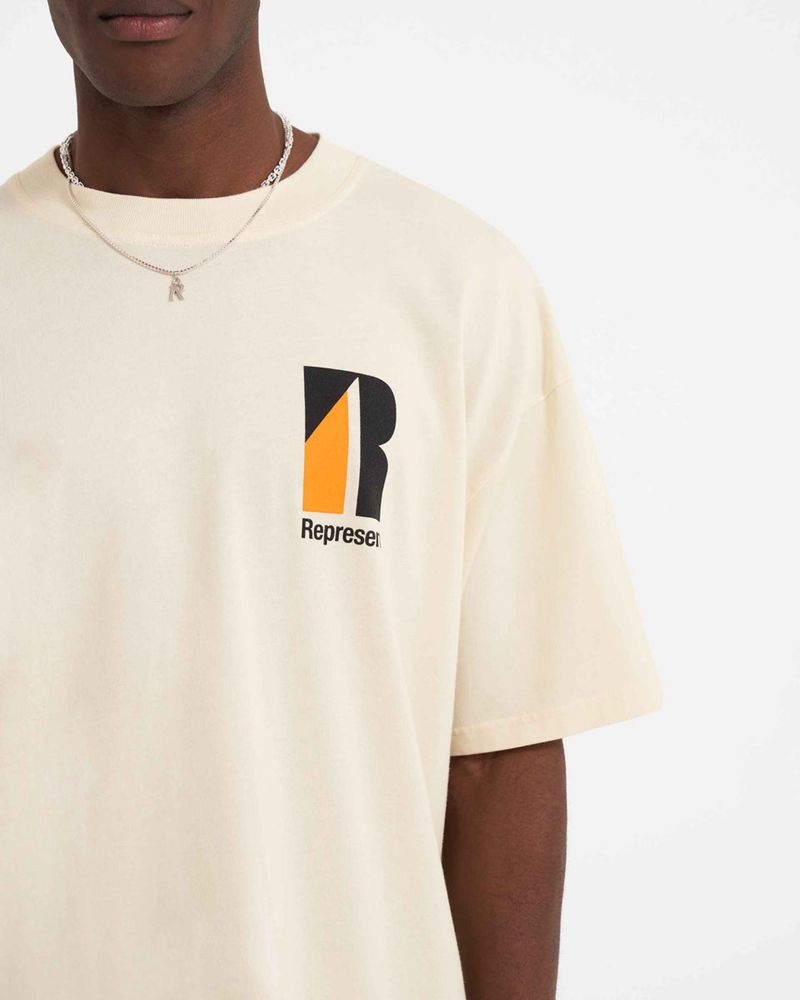 Pánské Tričko Represent Decade Of Speed Krém | CZ-VFICO6075