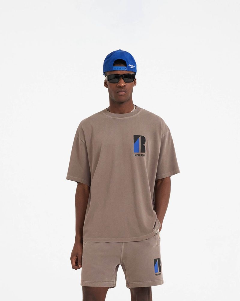 Pánské Tričko Represent Decade Of Speed Taupe | CZ-OWNRF8652