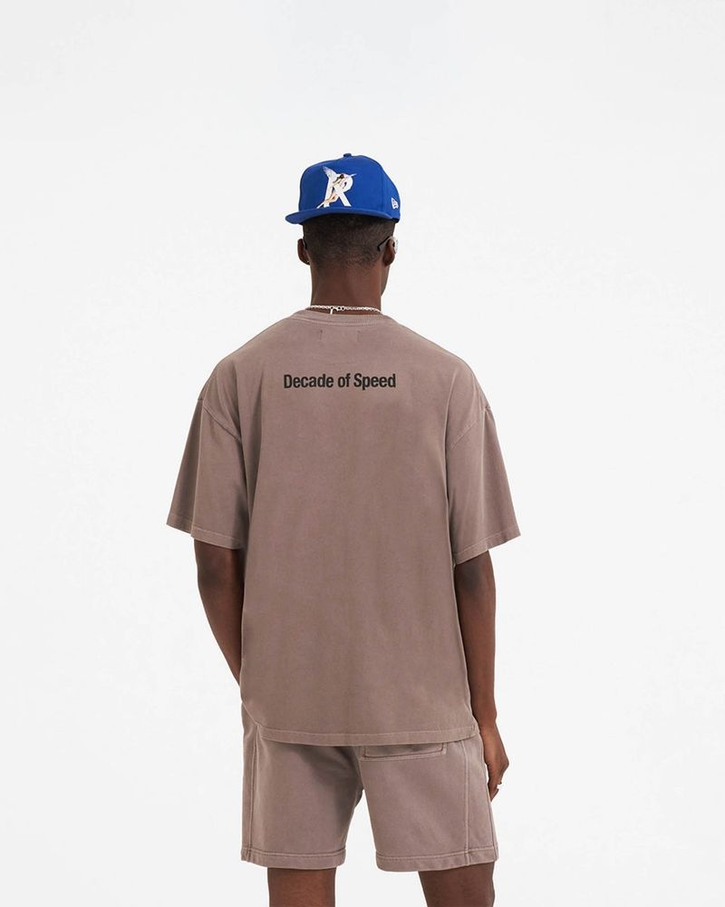 Pánské Tričko Represent Decade Of Speed Taupe | CZ-OWNRF8652
