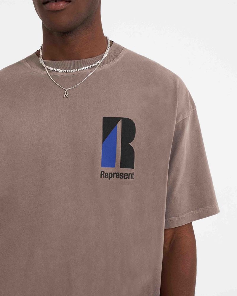 Pánské Tričko Represent Decade Of Speed Taupe | CZ-OWNRF8652