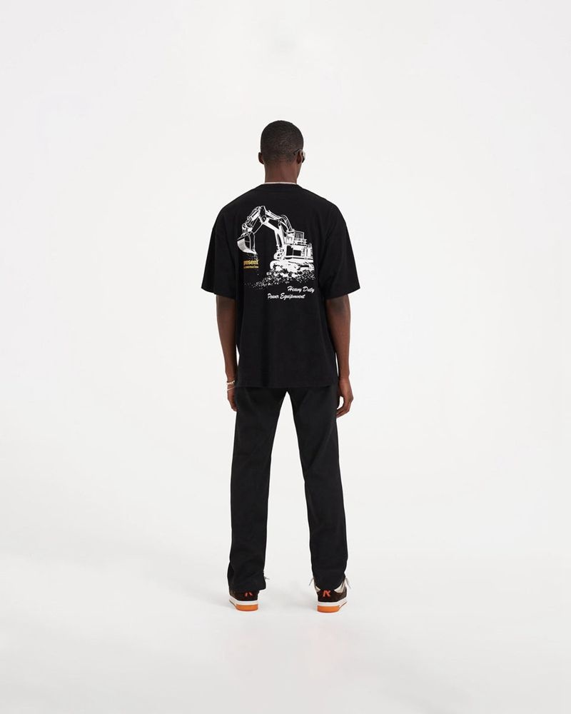Pánské Tričko Represent Design & Construction Černé | CZ-XEHCV3215