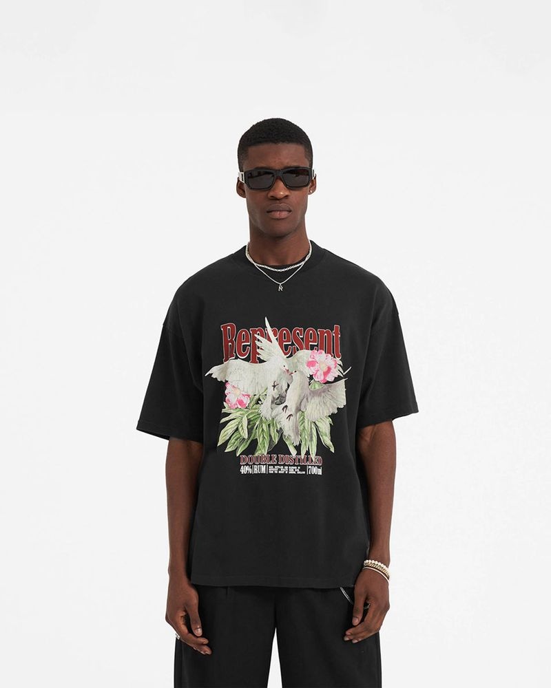 Pánské Tričko Represent Double Distilled Černé | CZ-MNORK2957
