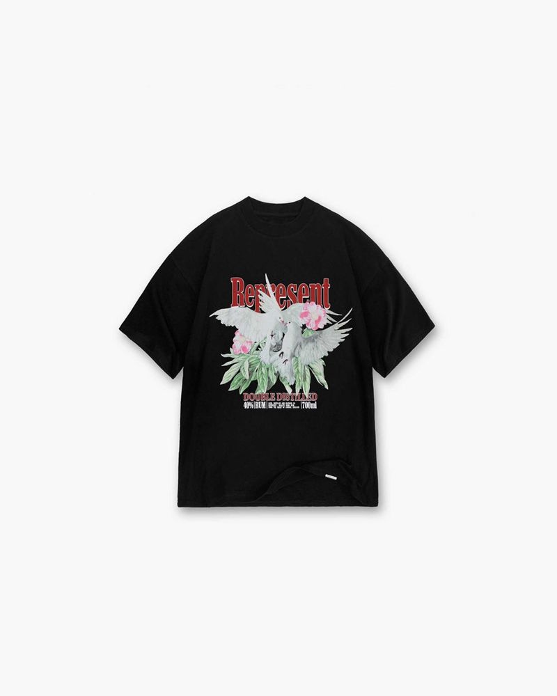 Pánské Tričko Represent Double Distilled Černé | CZ-MNORK2957