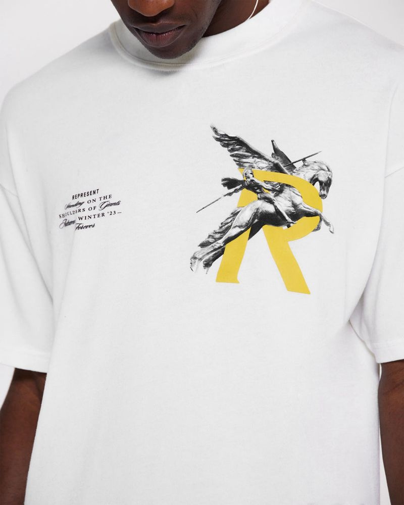 Pánské Tričko Represent Giants Bílé | CZ-USGRL5478