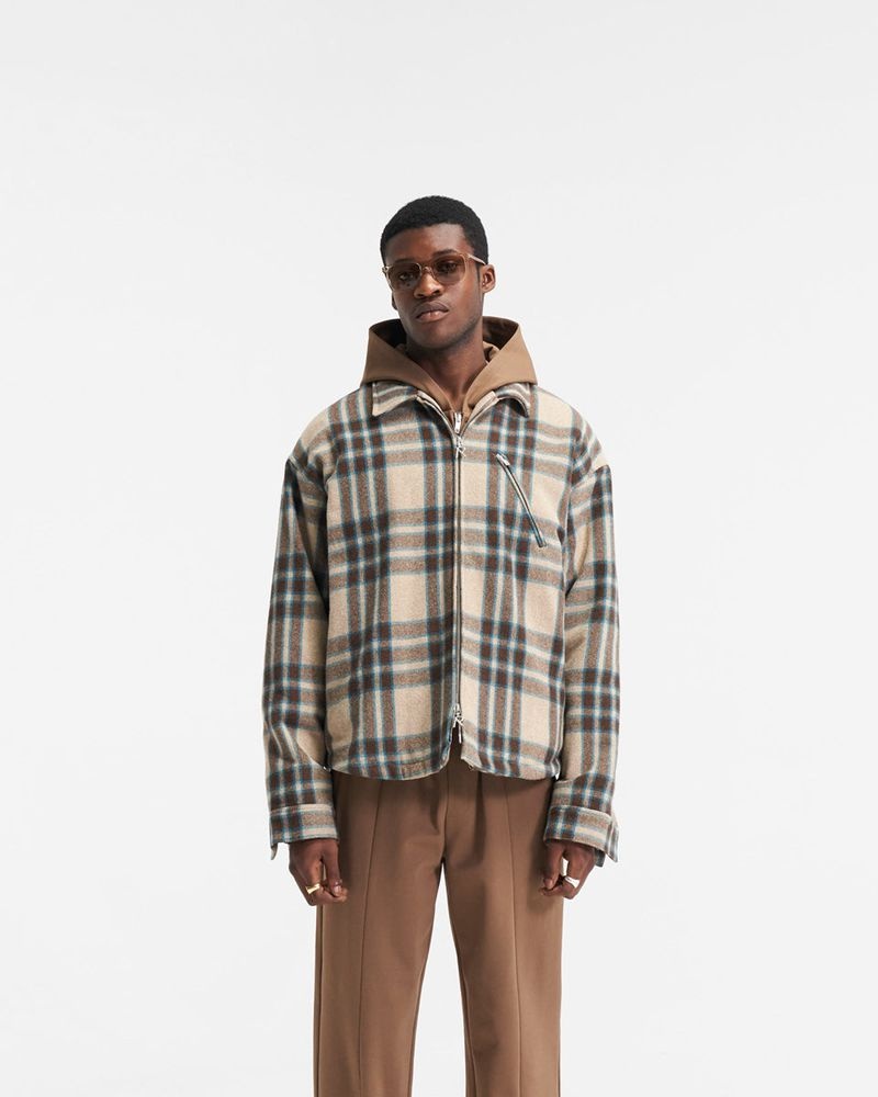 Pánské Tričko Represent Heavy Zip Hnědé Tmavě Hnědé | CZ-HXVFJ4012