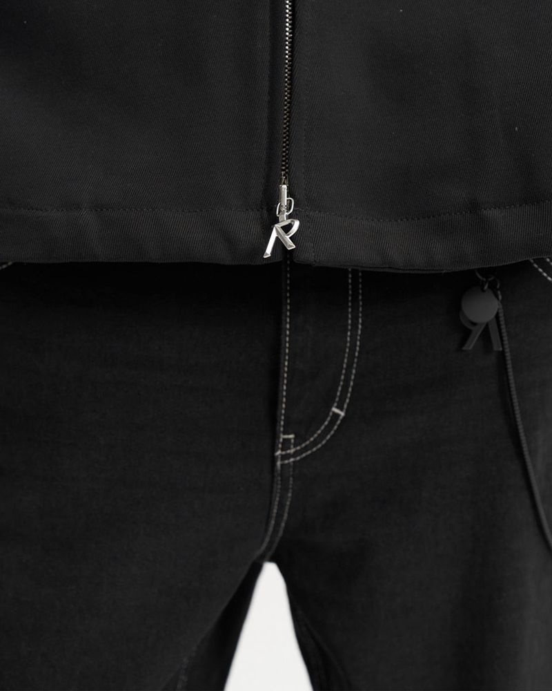 Pánské Tričko Represent Heavy Zip Černé | CZ-NSGML6172