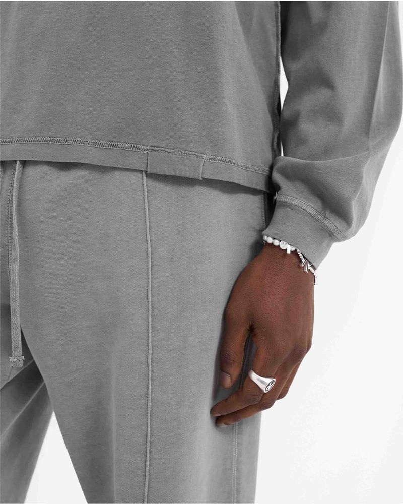 Pánské Tričko Represent Initial Long Sleeve Šedé | CZ-GCXOF8736