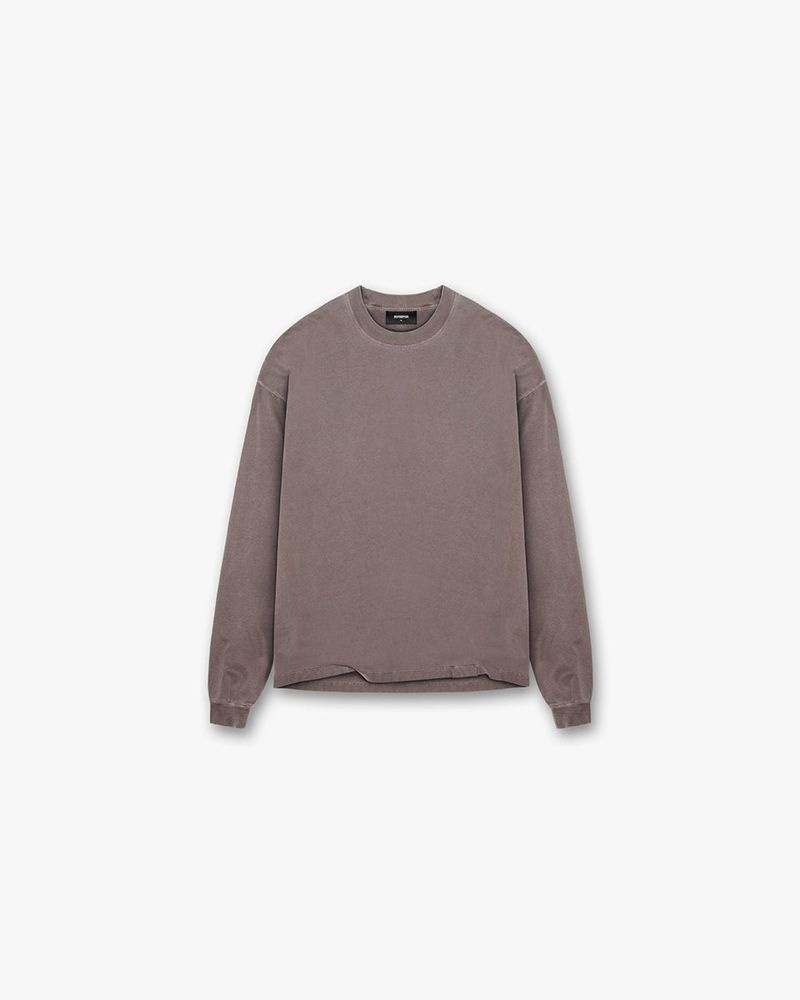 Pánské Tričko Represent Initial Long Sleeve Taupe | CZ-ZPURE5746