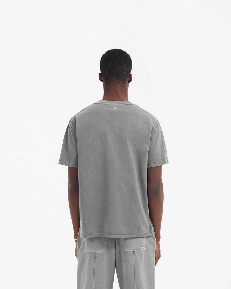 Pánské Tričko Represent Initial Šedé | CZ-TKBWM6713