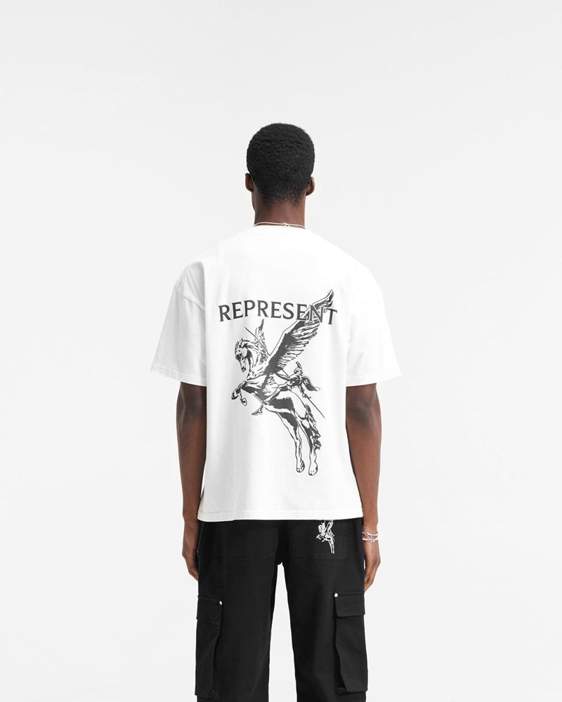 Pánské Tričko Represent Mascot Bílé | CZ-EFZKA3624