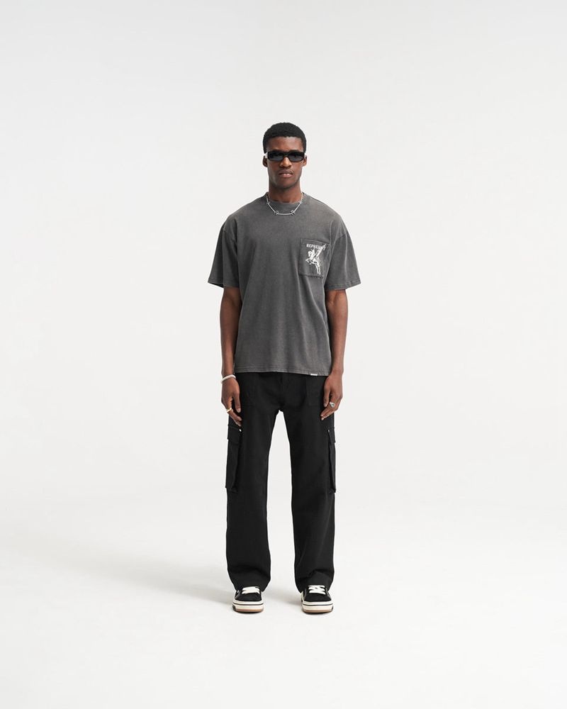 Pánské Tričko Represent Mascot Šedé | CZ-RBYHW4827