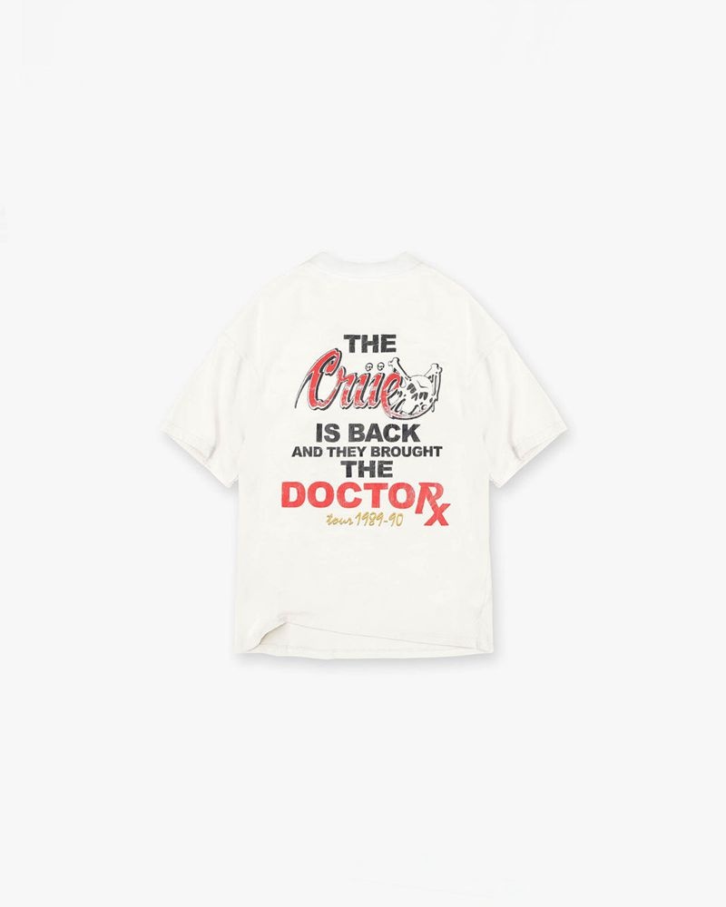 Pánské Tričko Represent Motley Crue Dr Feelgood Bílé | CZ-LHYAS7162