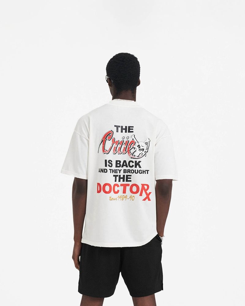 Pánské Tričko Represent Motley Crue Dr Feelgood Bílé | CZ-LHYAS7162