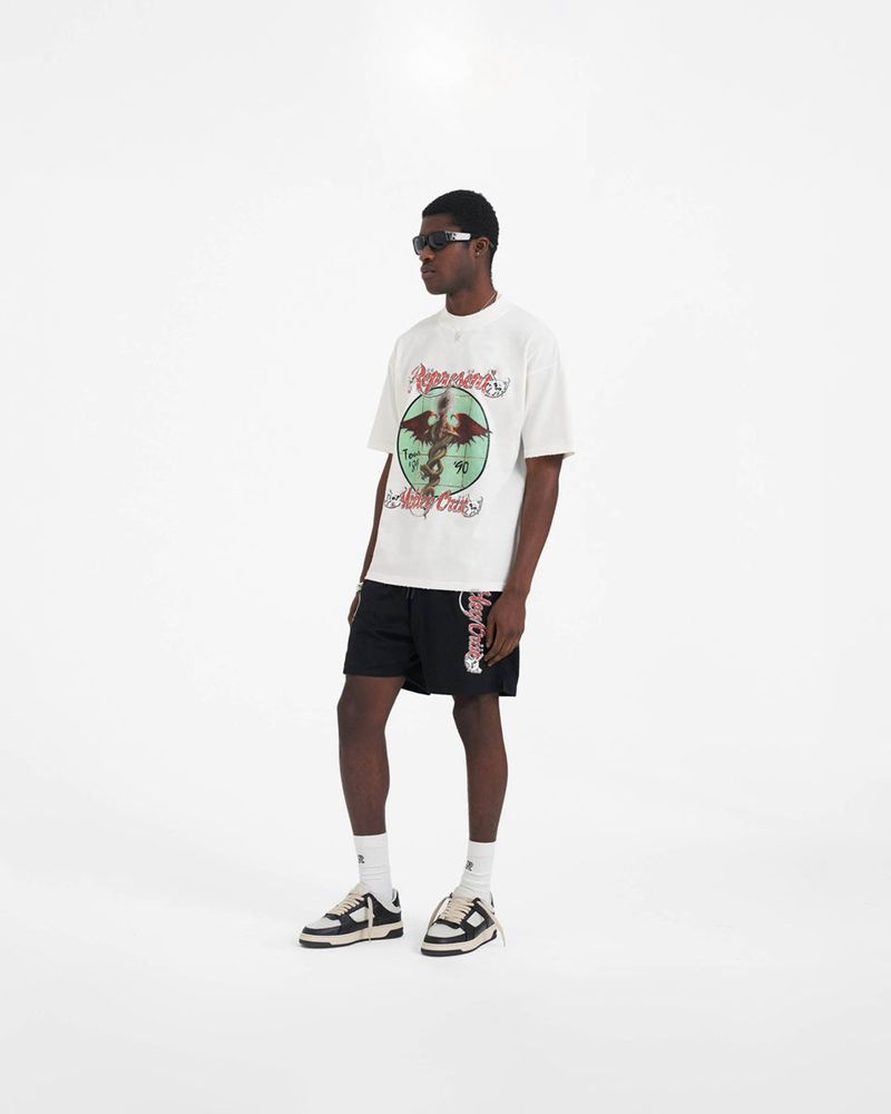 Pánské Tričko Represent Motley Crue Dr Feelgood Bílé | CZ-LHYAS7162