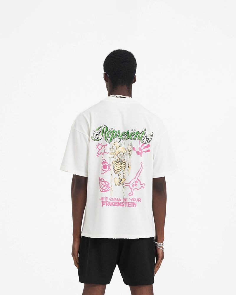 Pánské Tričko Represent Motley Crue Without You Bílé | CZ-HYBZD5678