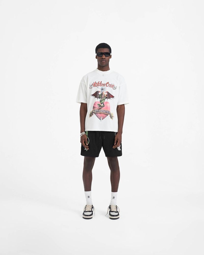 Pánské Tričko Represent Motley Crue Without You Bílé | CZ-HYBZD5678