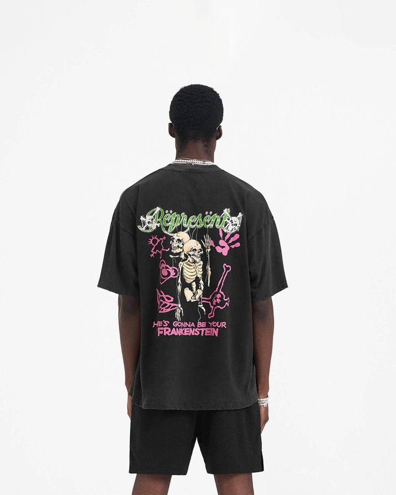 Pánské Tričko Represent Motley Crue Without You Černé | CZ-ZCLPF9231