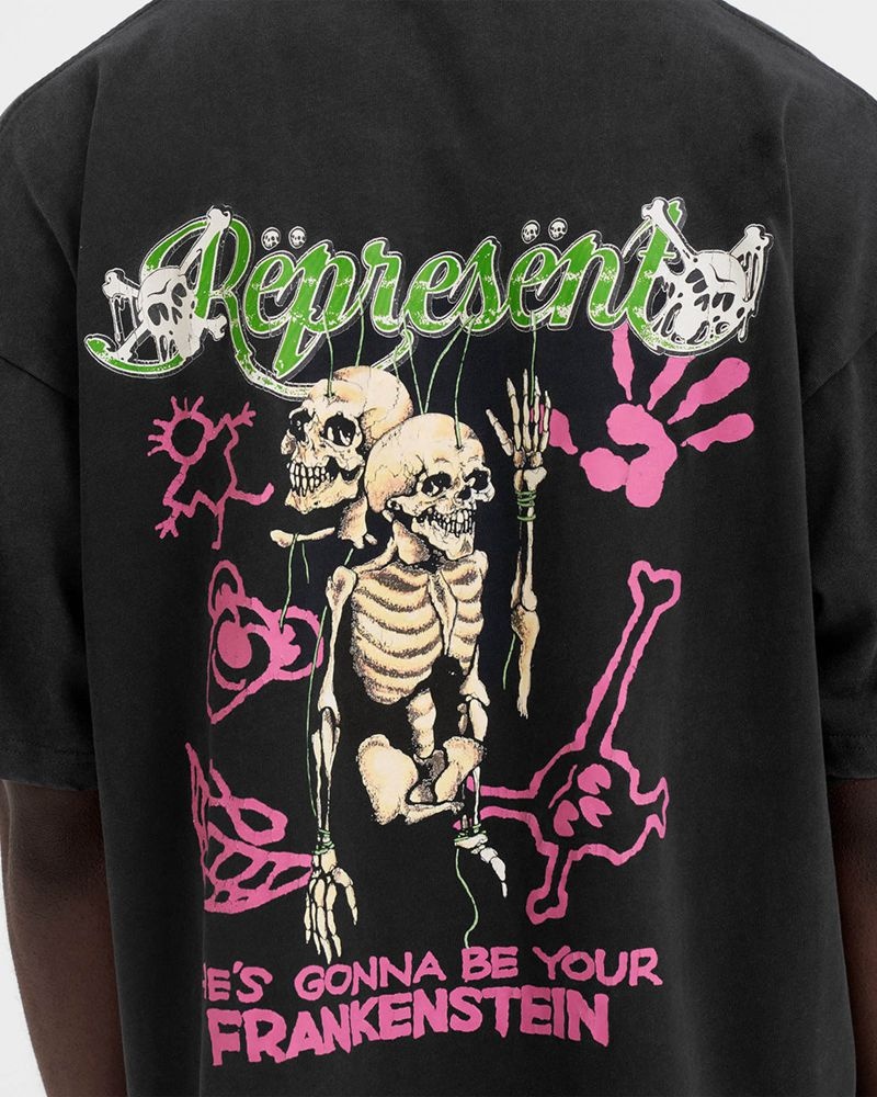 Pánské Tričko Represent Motley Crue Without You Černé | CZ-ZCLPF9231