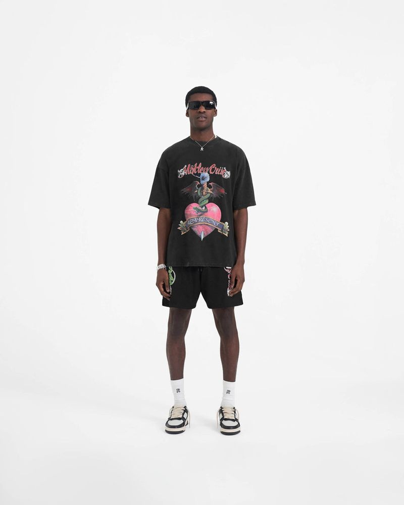 Pánské Tričko Represent Motley Crue Without You Černé | CZ-ZCLPF9231