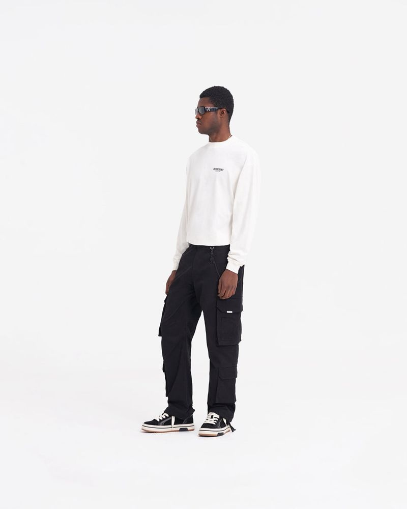 Pánské Tričko Represent Owners Club Long Sleeve Bílé | CZ-UPQEN1879