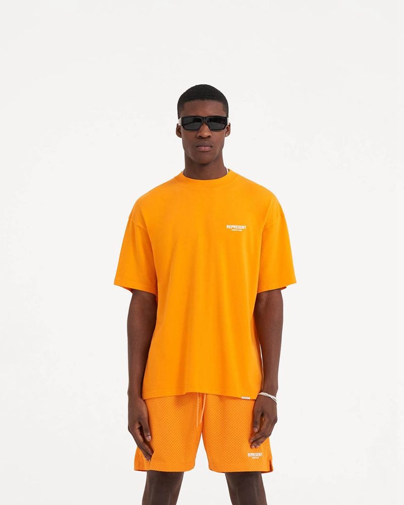 Pánské Tričko Represent Owners Club Oranžové | CZ-BILTU5137