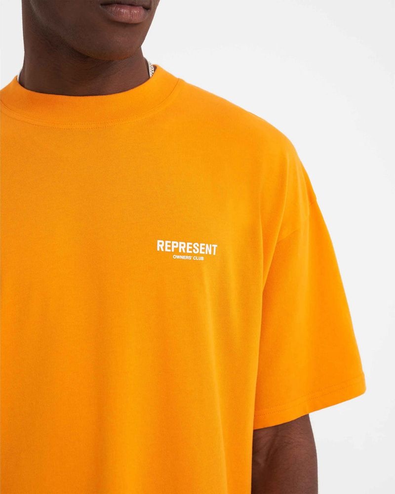 Pánské Tričko Represent Owners Club Oranžové | CZ-BILTU5137