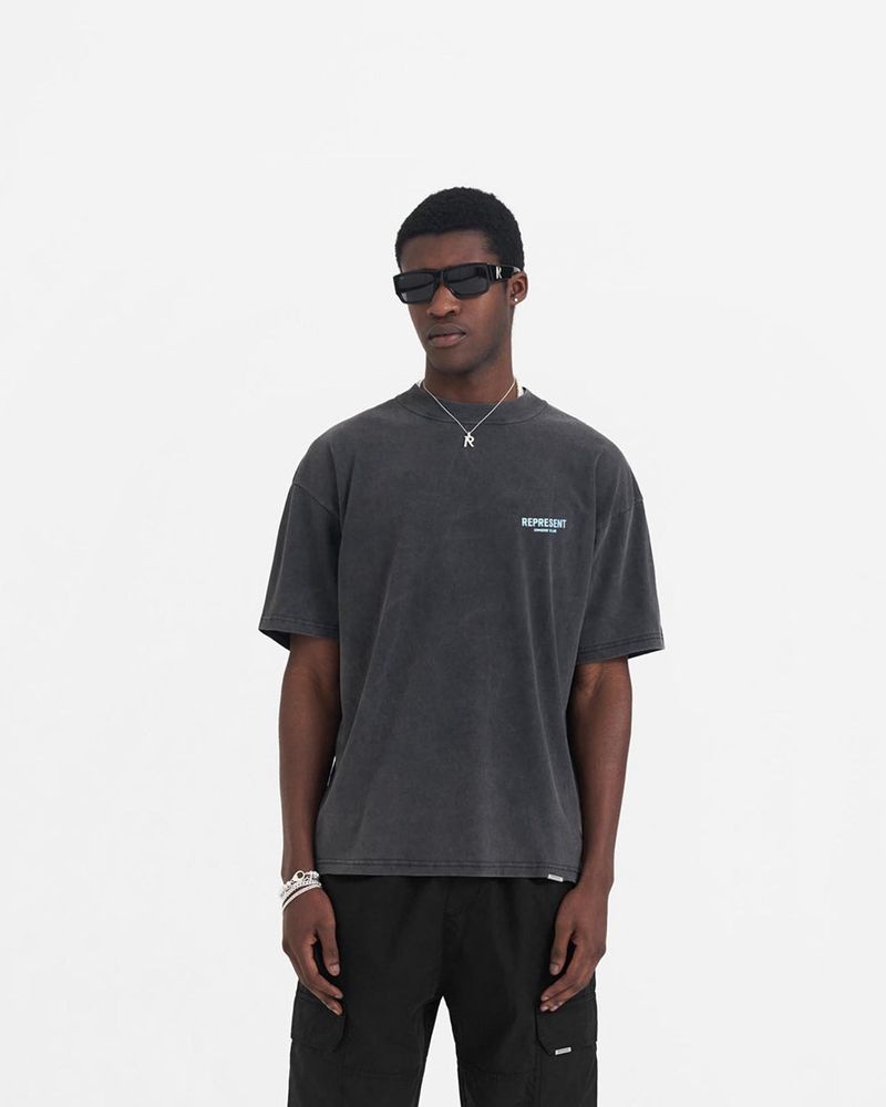 Pánské Tričko Represent Owners Club Tmavě Šedé Blankyt | CZ-XPEAQ7132