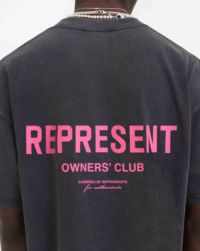 Pánské Tričko Represent Owners Club Tmavě Šedé | CZ-UCSEX2359