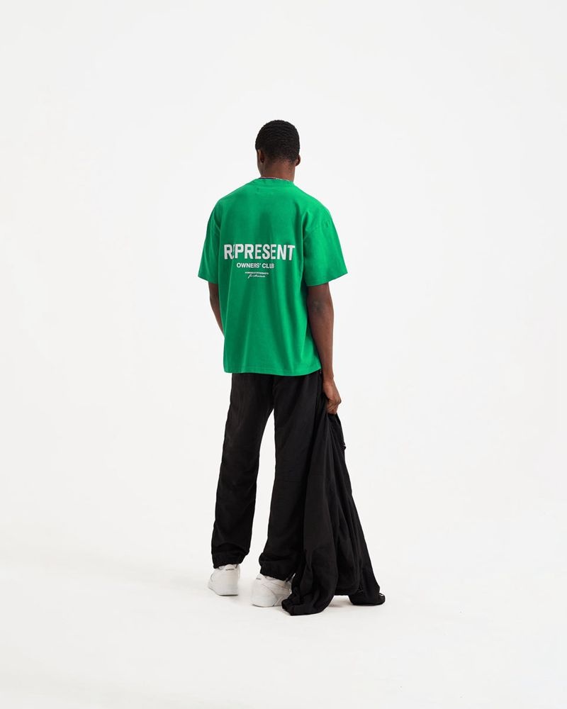 Pánské Tričko Represent Owners Club Zelene | CZ-OTSLY7354