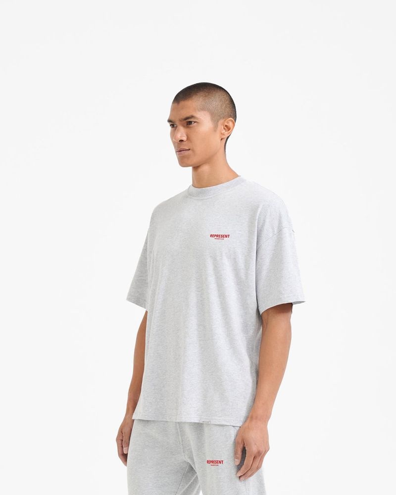 Pánské Tričko Represent Owners Club Šedé Červené | CZ-XZEBR8120