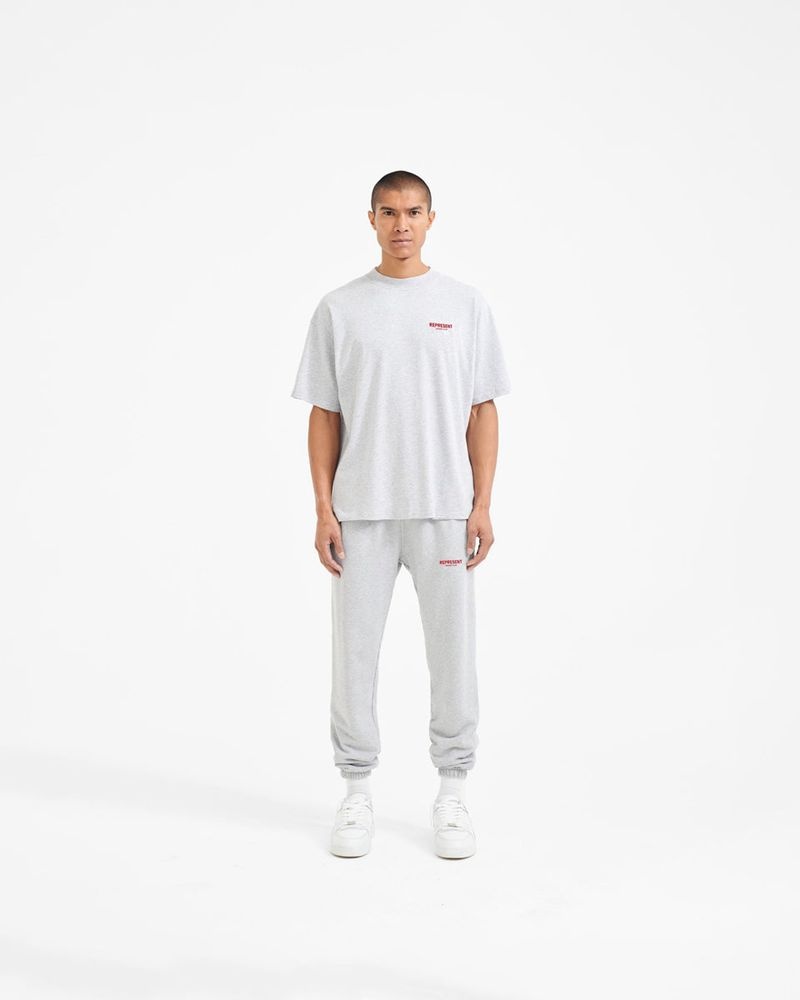 Pánské Tričko Represent Owners Club Šedé Červené | CZ-XZEBR8120