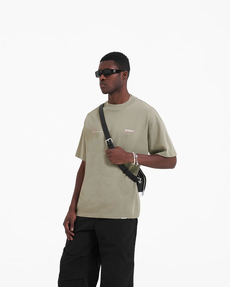 Pánské Tričko Represent Patron Of The Club Hnědožlutý | CZ-YFOLJ3602