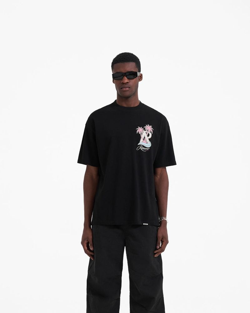 Pánské Tričko Represent Resort Černé | CZ-GUNEB1650