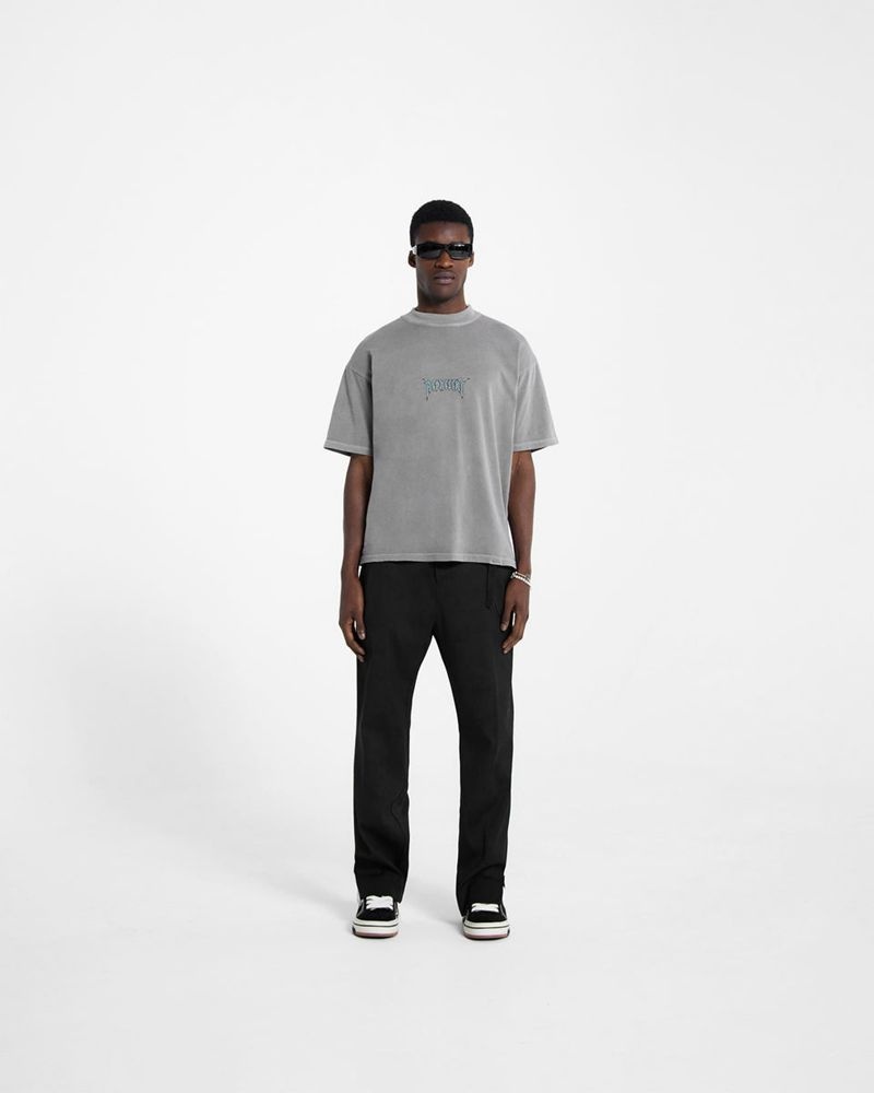 Pánské Tričko Represent Rock Logo Šedé | CZ-CEBHL0461