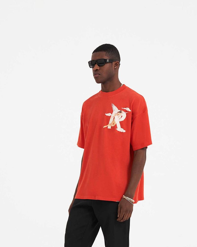 Pánské Tričko Represent Storms In Heaven Červené | CZ-BVHWS0912