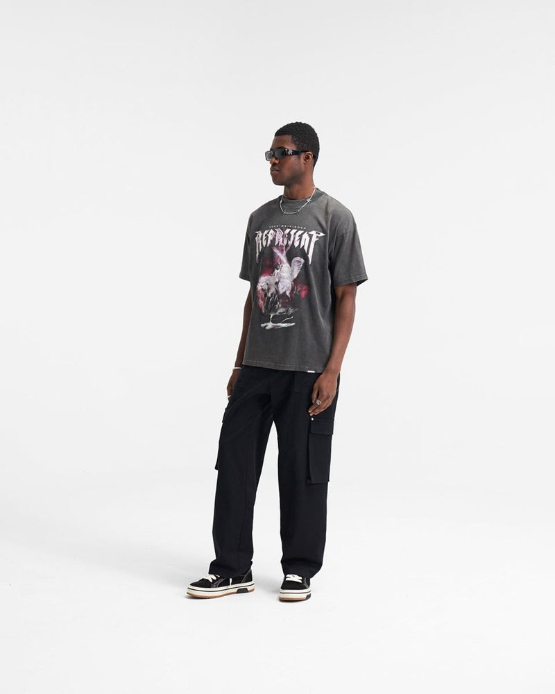 Pánské Tričko Represent Take Me Higher Šedé | CZ-ONMQP0189