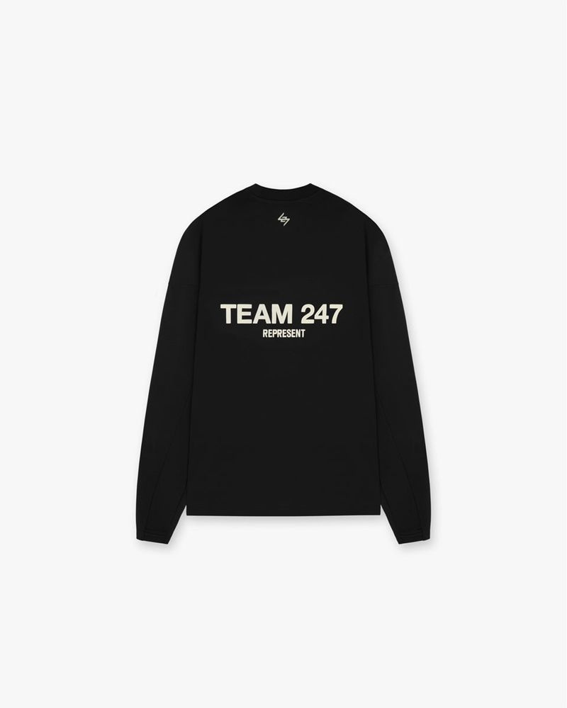 Pánské Tričko Represent Team 247 Long Sleeve Černé | CZ-ZBQML3652