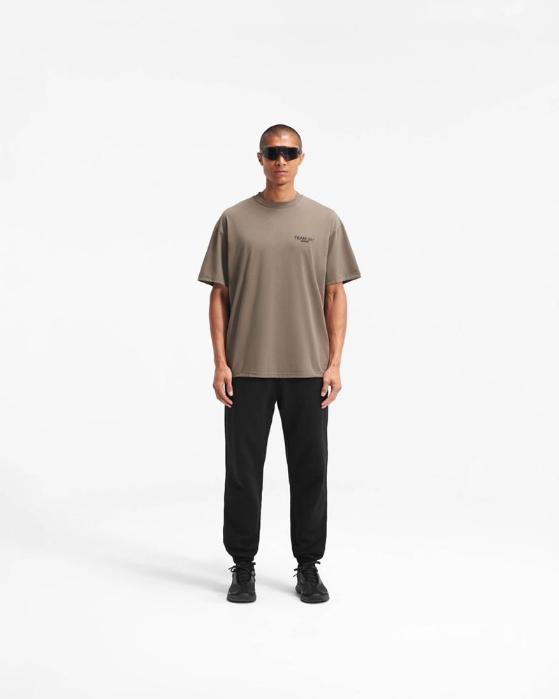 Pánské Tričko Represent Team 247 Oversized Taupe | CZ-ELNOI3910