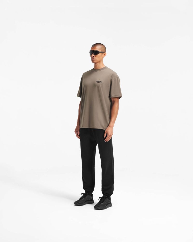Pánské Tričko Represent Team 247 Oversized Taupe | CZ-ELNOI3910